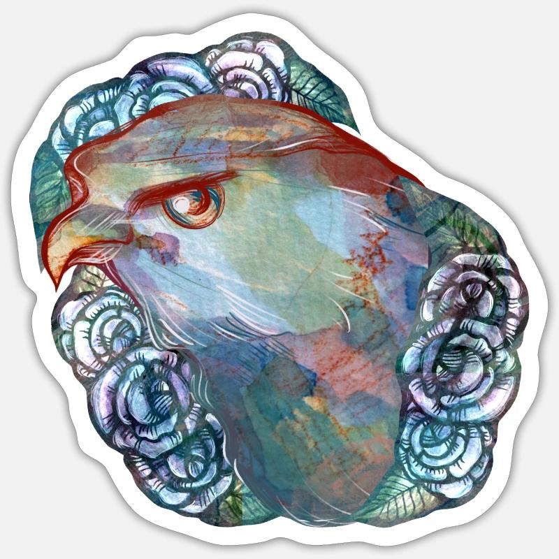 Hawk Sticker size S (10 x 10 cm)