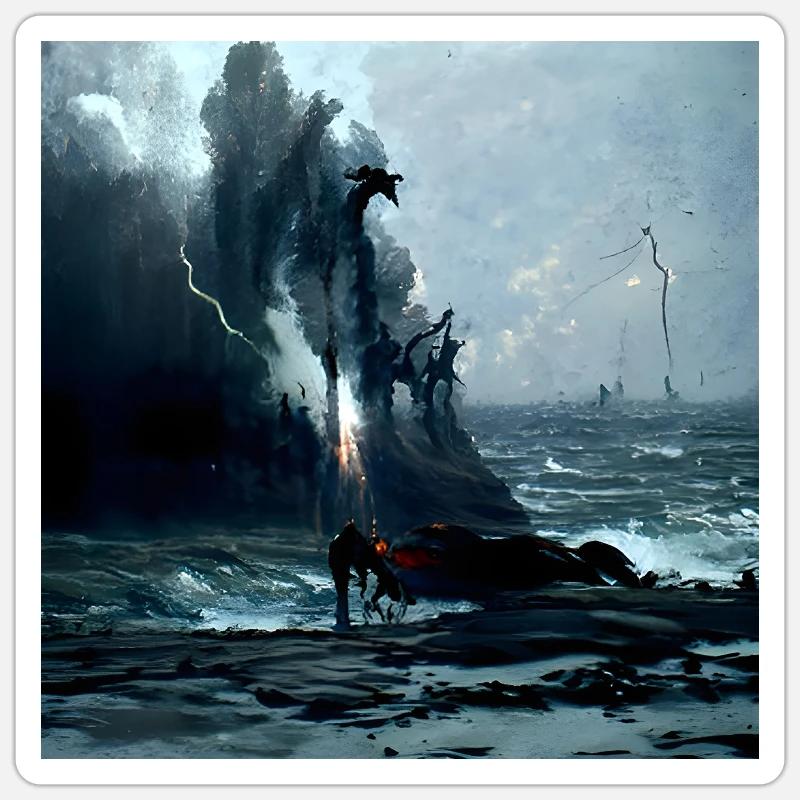 enterinvalhalla Sticker size S (10 x 10 cm)