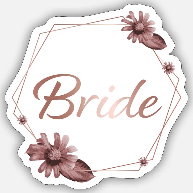 Bride Sticker Größe S (10 x 10 cm)