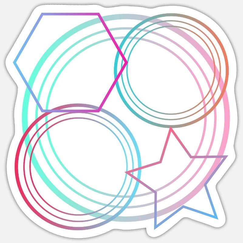 Sticker Größe S (10 x 10 cm) - 