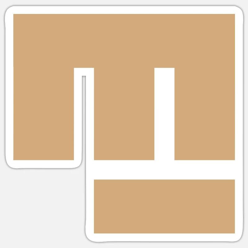 Ghettofaust - Sticker Größe S (10 x 10 cm) - Mattweiß