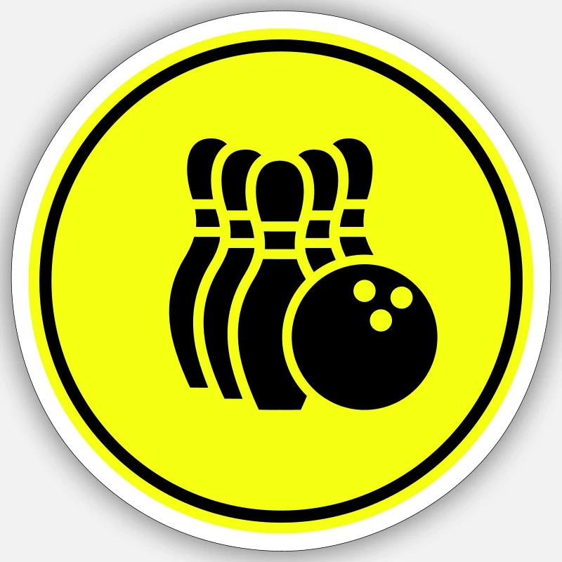 Cone Cone Icon - Sticker size S (10 x 10 cm) - white matte