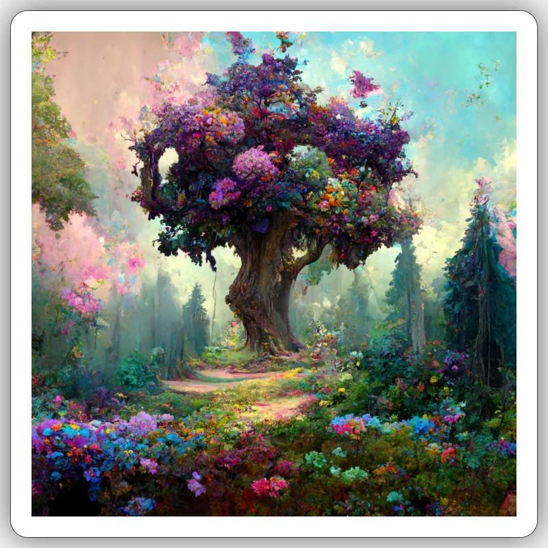 the Magic Tree Sticker size S (10 x 10 cm)