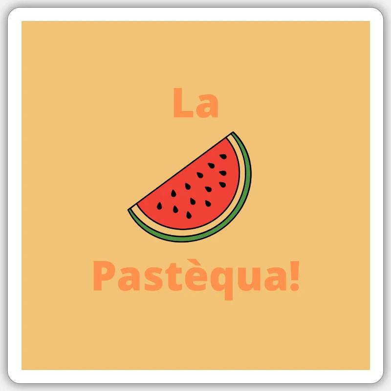 La pastèque Sticker taille S (10 x 10 cm)