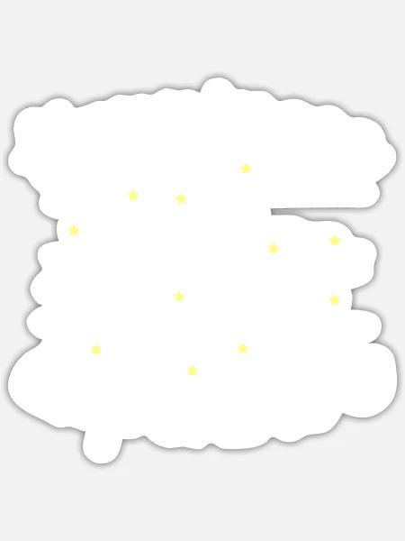 Glücklich Glückseeligkeit Lebensenergie - Sticker Größe S (10 x 10 cm) - Mattweiß