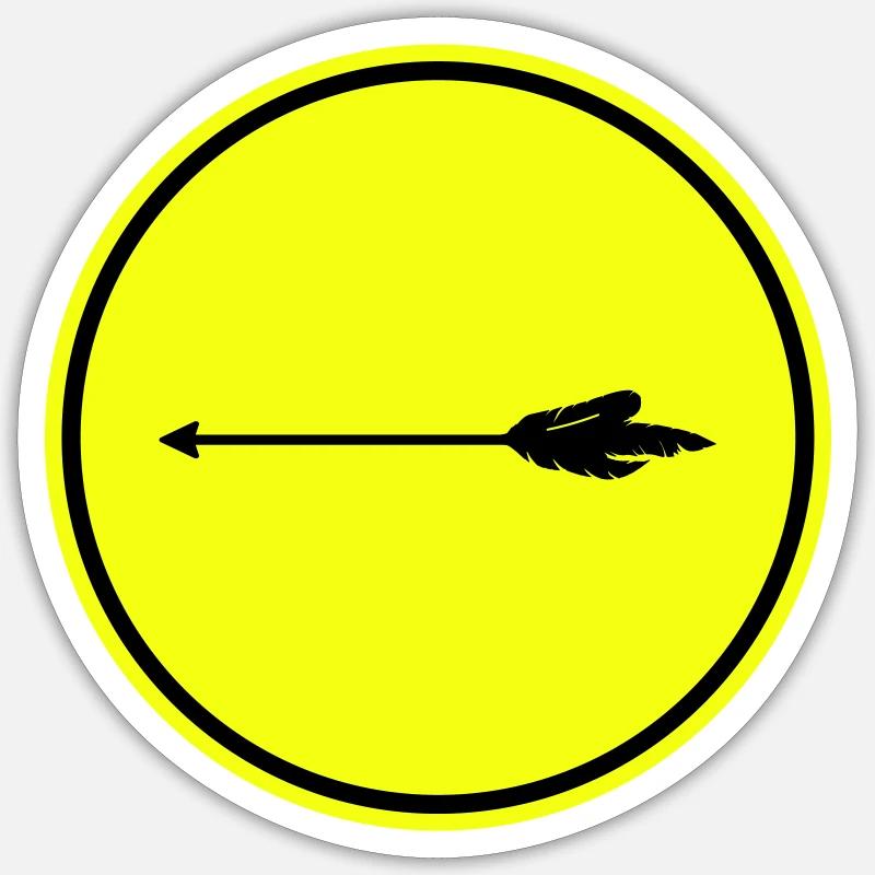 Pfeil Icon Sticker Größe S (10 x 10 cm)