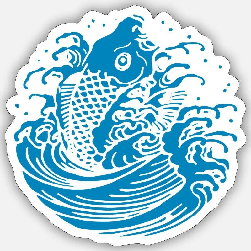 Fisch Sticker Größe S (10 x 10 cm)