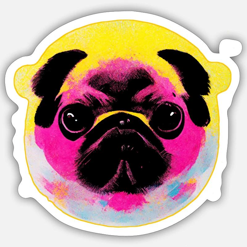 Bubble Mops Sticker Größe S (10 x 10 cm)