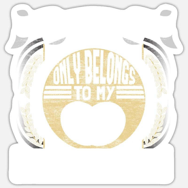 Mariage Mariage - Sticker taille S (10 x 10 cm) - blanc mat