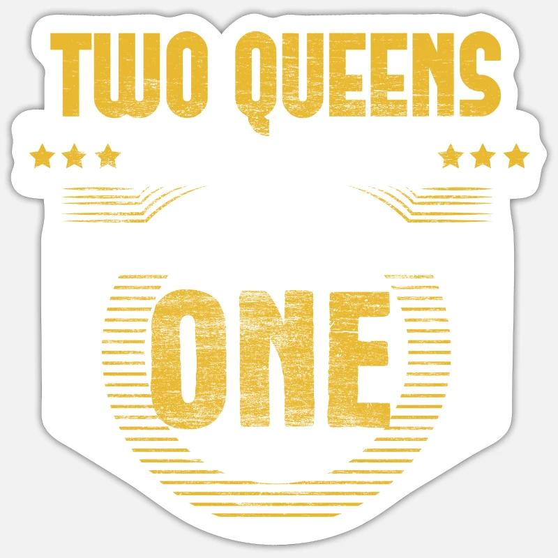 Homo Ehe Ehefrauen Liebe Sticker Größe S (10 x 10 cm)