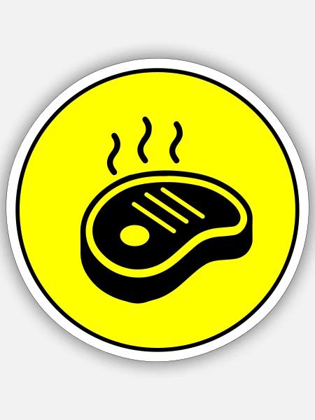 - Sticker Größe S (10 x 10 cm) - Mattweiß