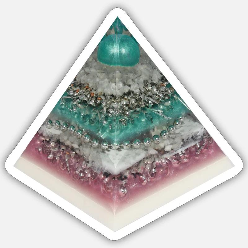 Pyramide de la créativité Sticker taille S (10 x 10 cm)