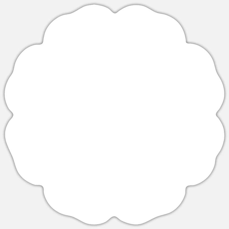 Geometric Mandala Round Pattern Circles Shape Sticker size S (10 x 10 cm)