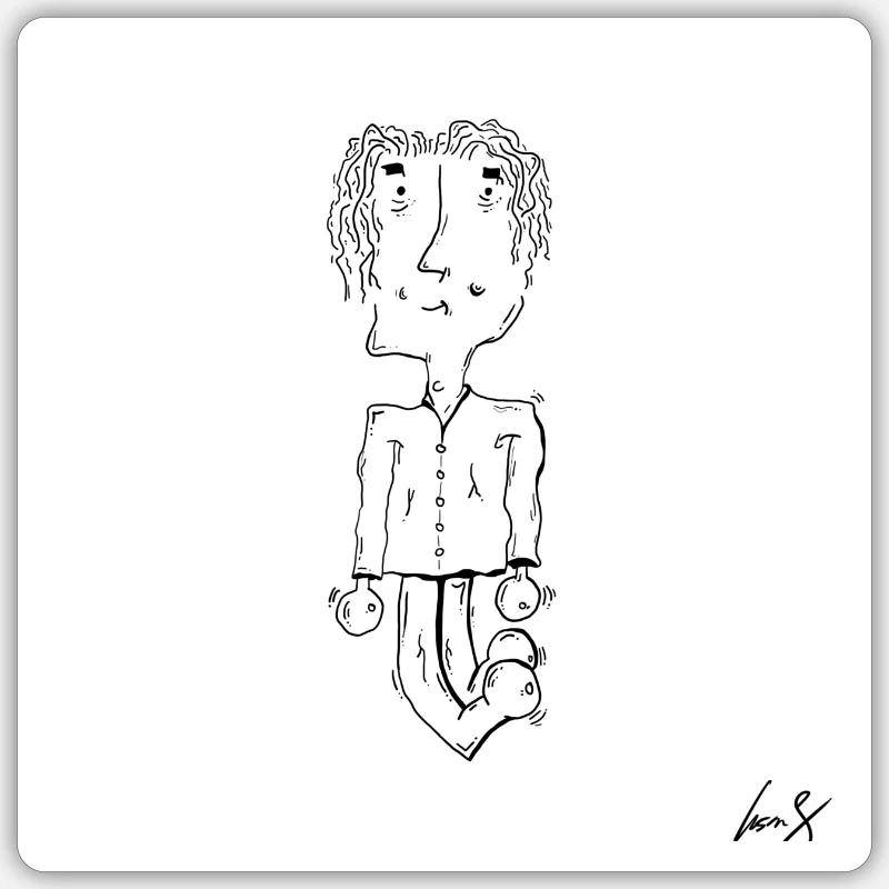 HeavyFloat Sticker Größe S (10 x 10 cm)