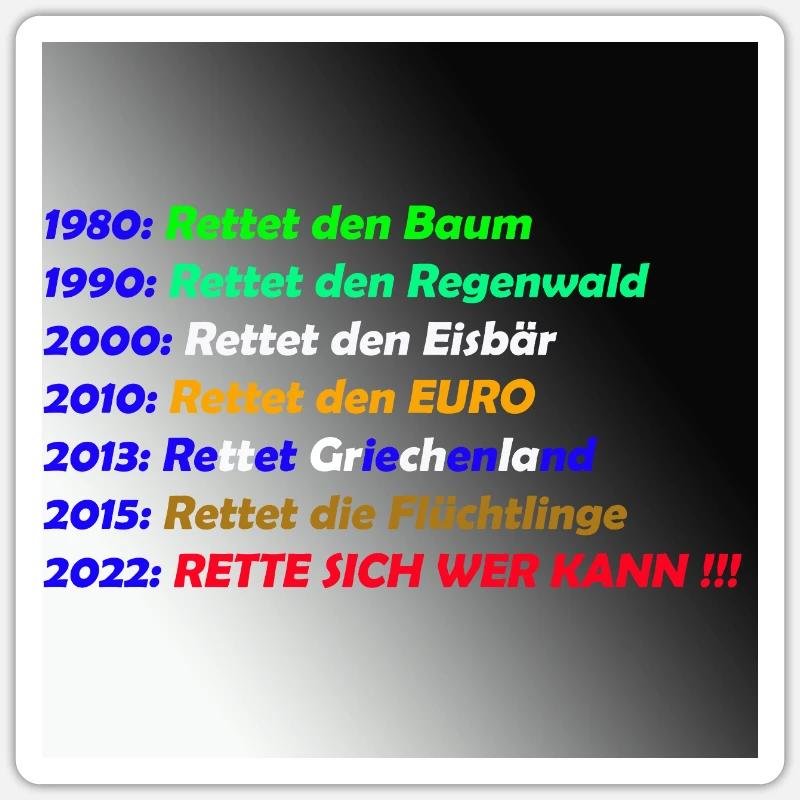 Sticker Größe S (10 x 10 cm) - 