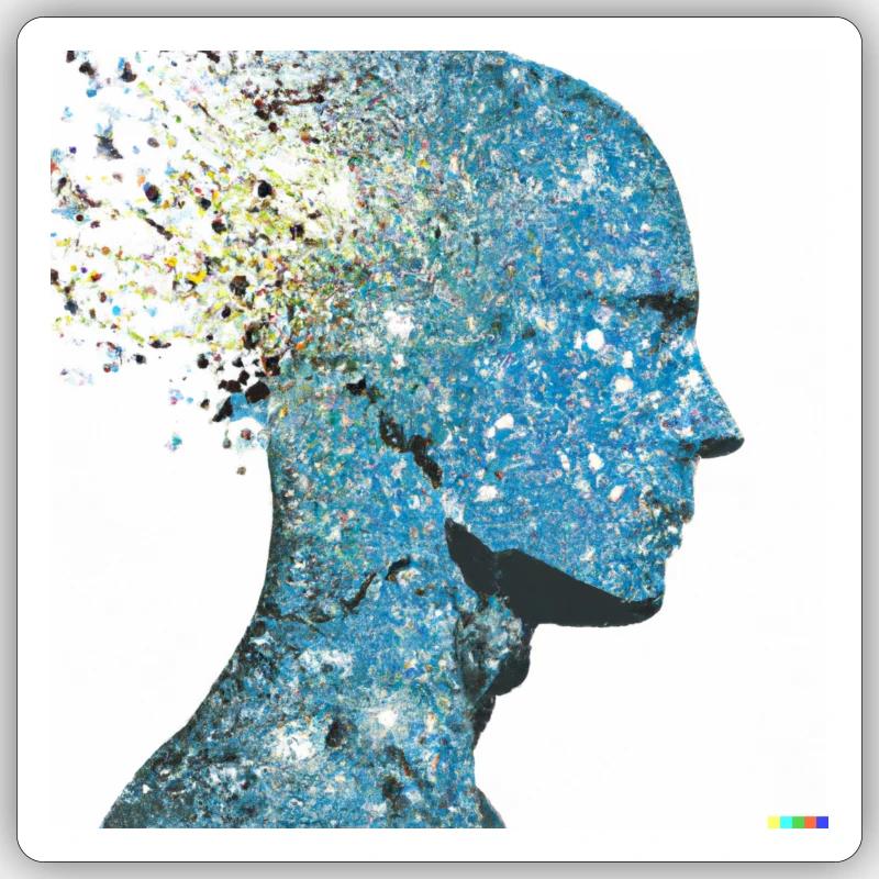 Artificial intelligence - Sticker size S (10 x 10 cm) - white matte
