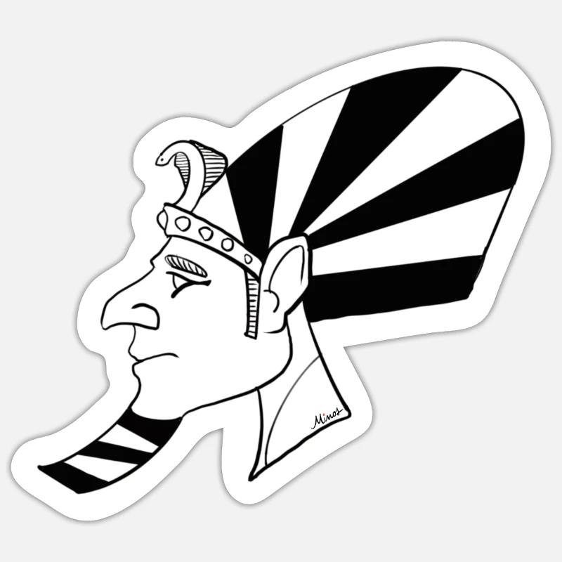 Pharaoh Sticker size S (10 x 10 cm)