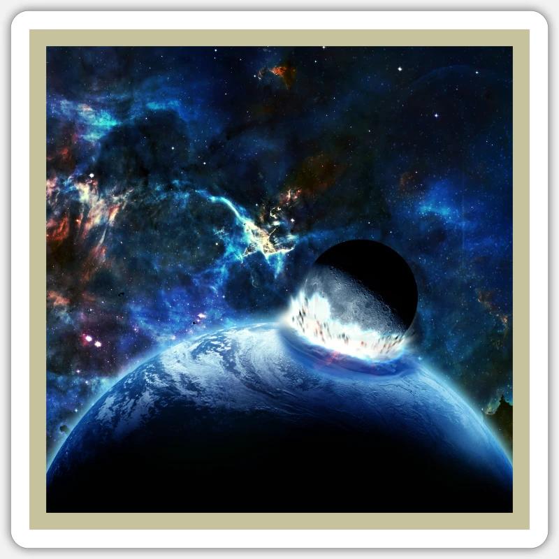 Space Apocalypse Sticker size S (10 x 10 cm)