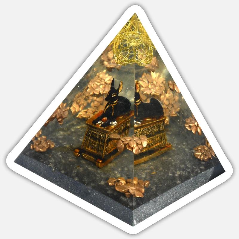 Anubis/ Podenco :-) Pyramide Sticker Größe S (10 x 10 cm)