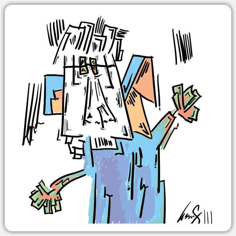 Sticker Größe S (10 x 10 cm) - 