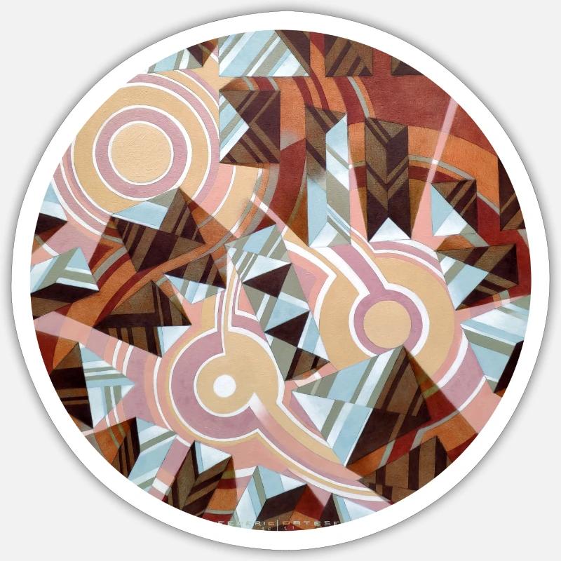 Explosion 6 Sticker Größe S (10 x 10 cm)