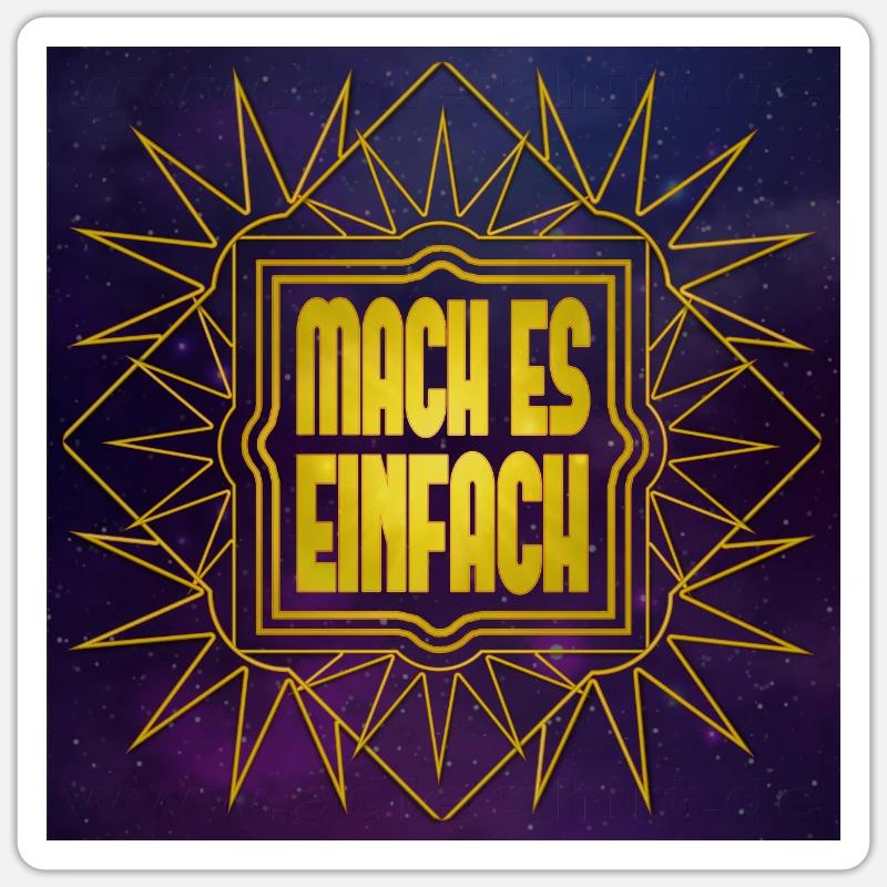 MAKE IT EASY - Universe Sticker size S (10 x 10 cm)