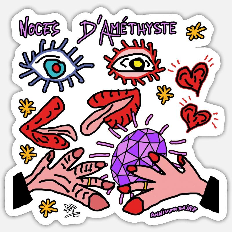 Sticker taille S (10 x 10 cm) - 