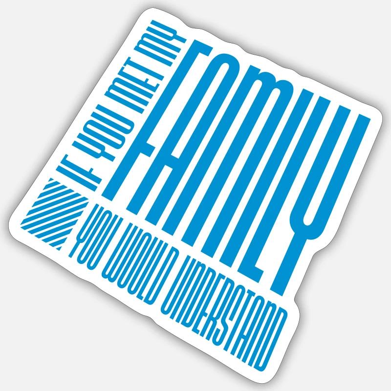 vous comprendriez citation - Sticker taille S (10 x 10 cm) - blanc mat