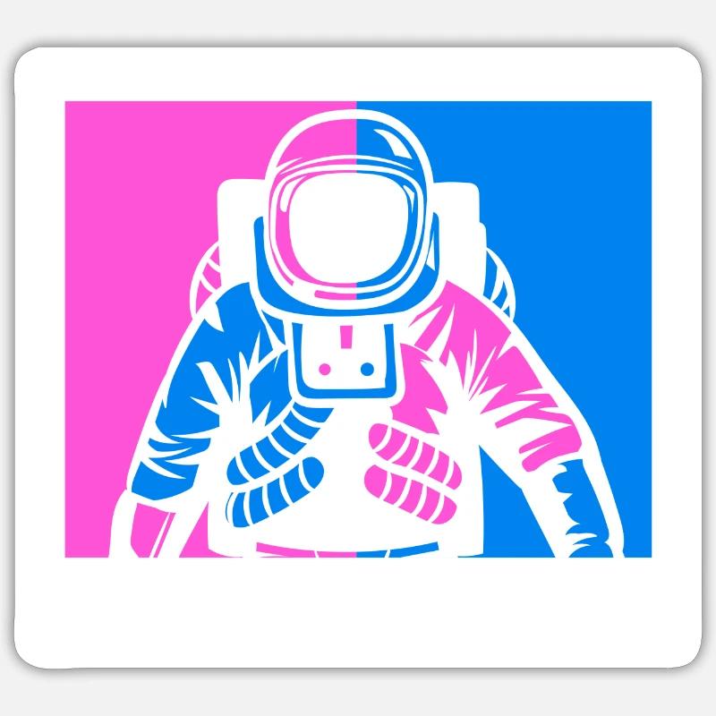 Logo de l’espace Voyager Sticker taille S (10 x 10 cm)