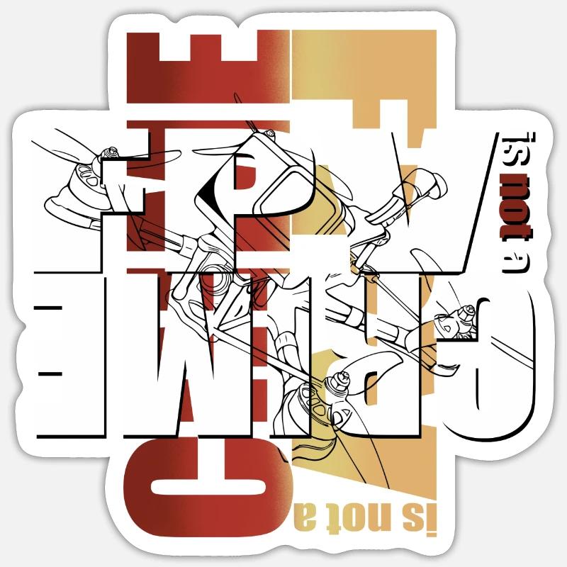 FPV Drone Drones - Sticker size S (10 x 10 cm) - white matte