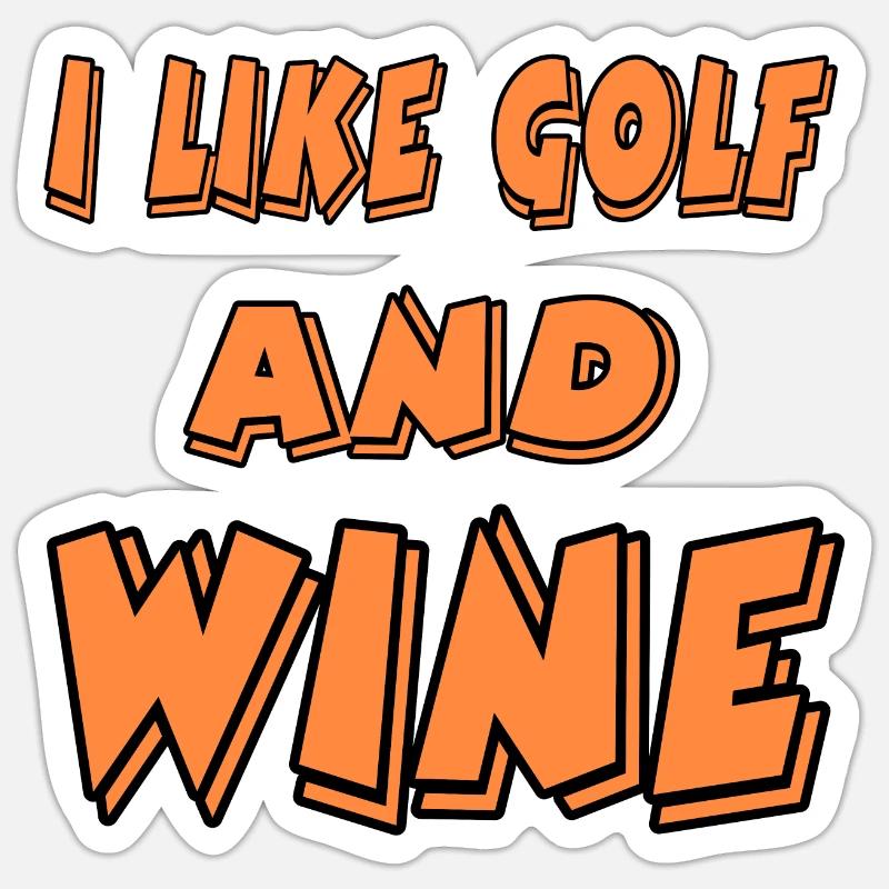 Golfe Sticker taille S (10 x 10 cm)