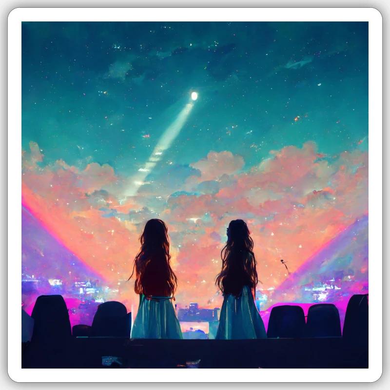 Sticker taille S (10 x 10 cm) - 