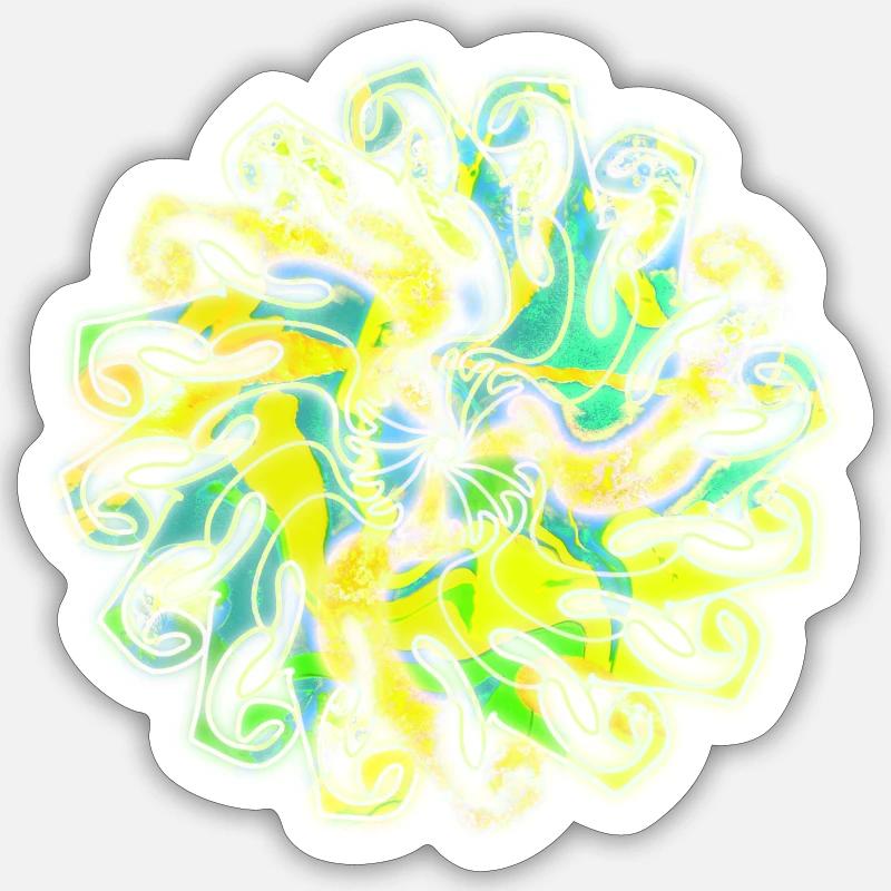 Firewhite1 - Sticker Größe S (10 x 10 cm) - Mattweiß