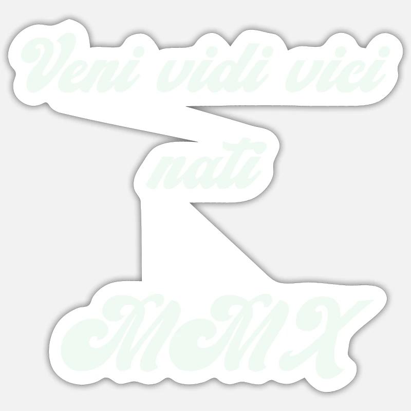 2010 - Sticker Größe S (10 x 10 cm) - Mattweiß