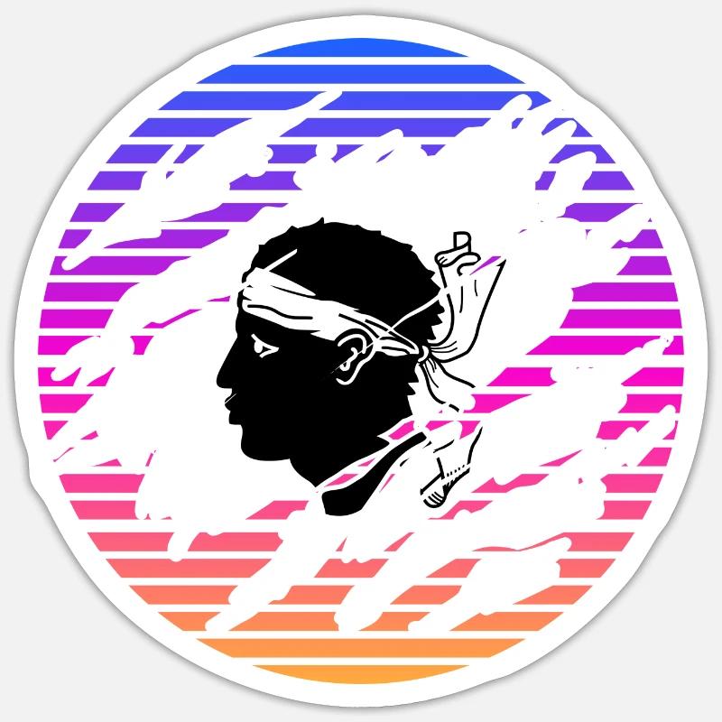 Corsica Trip Sticker size S (10 x 10 cm)