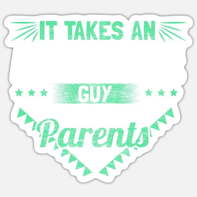 Single Father Dad Gift - Sticker size S (10 x 10 cm) - white matte