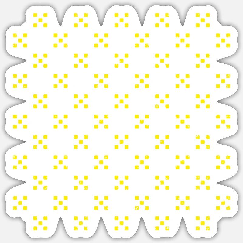 Muster Sticker Größe S (10 x 10 cm)