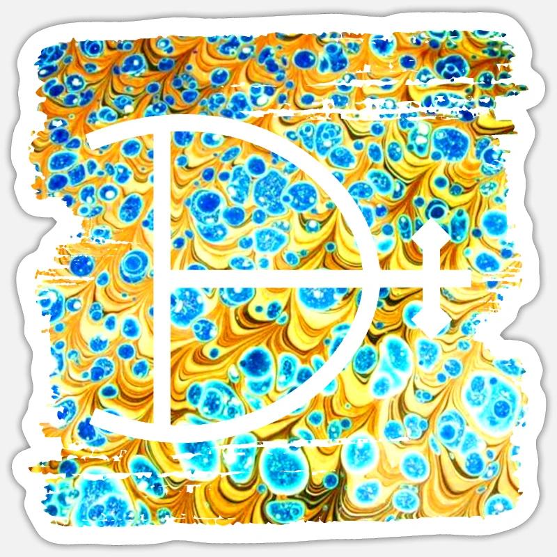 magnesium e 243 - Sticker size S (10 x 10 cm) - white matte