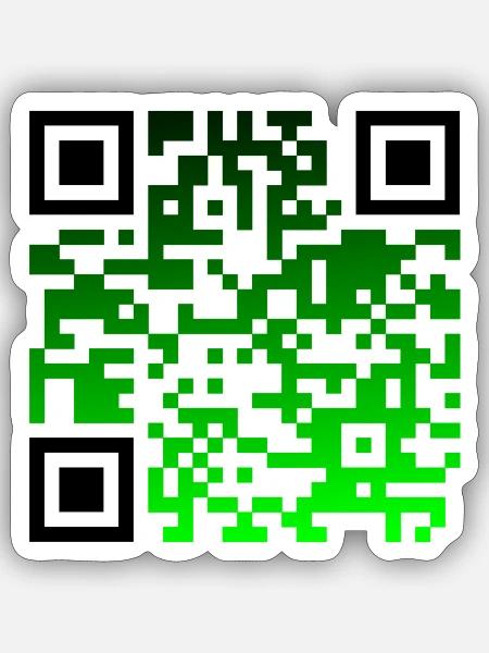 schwarz-giftgrün - Sticker Größe S (10 x 10 cm) - Mattweiß