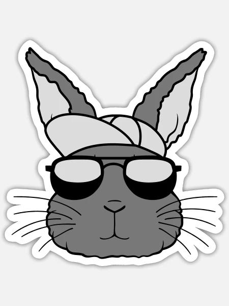 - Sticker size S (10 x 10 cm) - white matte