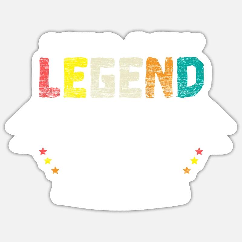 Vater & Sohn Vaterschaft Geschenkidee - Sticker Größe S (10 x 10 cm) - Mattweiß