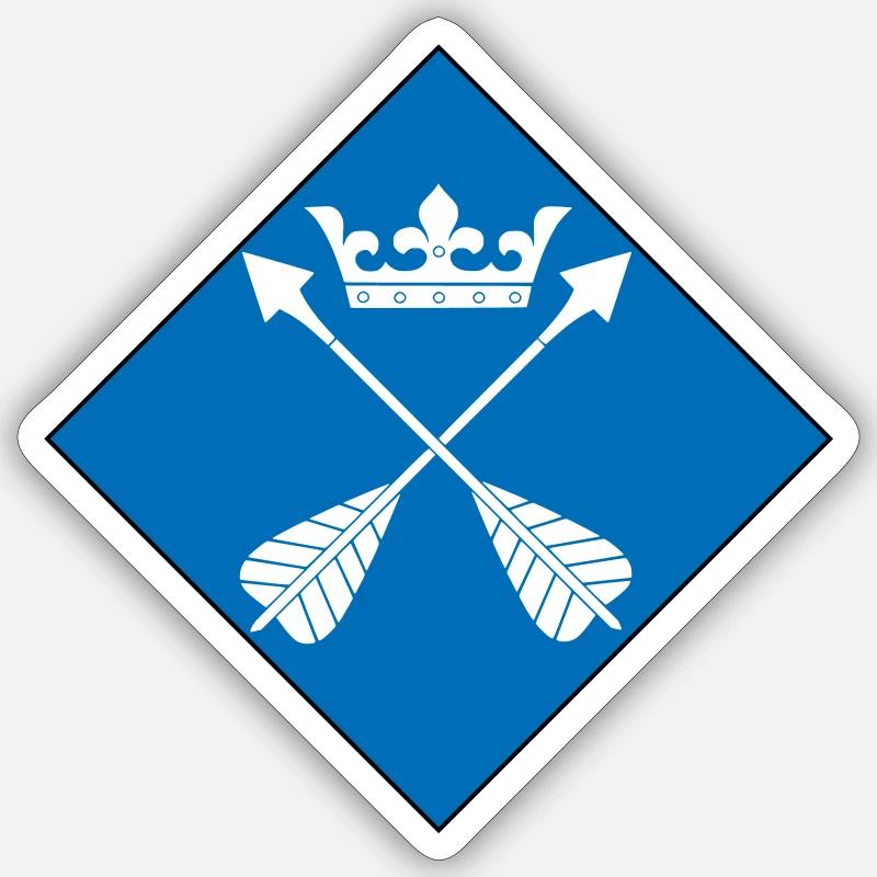 Dalarna Sticker Größe S (10 x 10 cm)