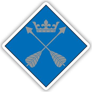 Dalarna - Sticker size S (10 x 10 cm) - white matte - Front