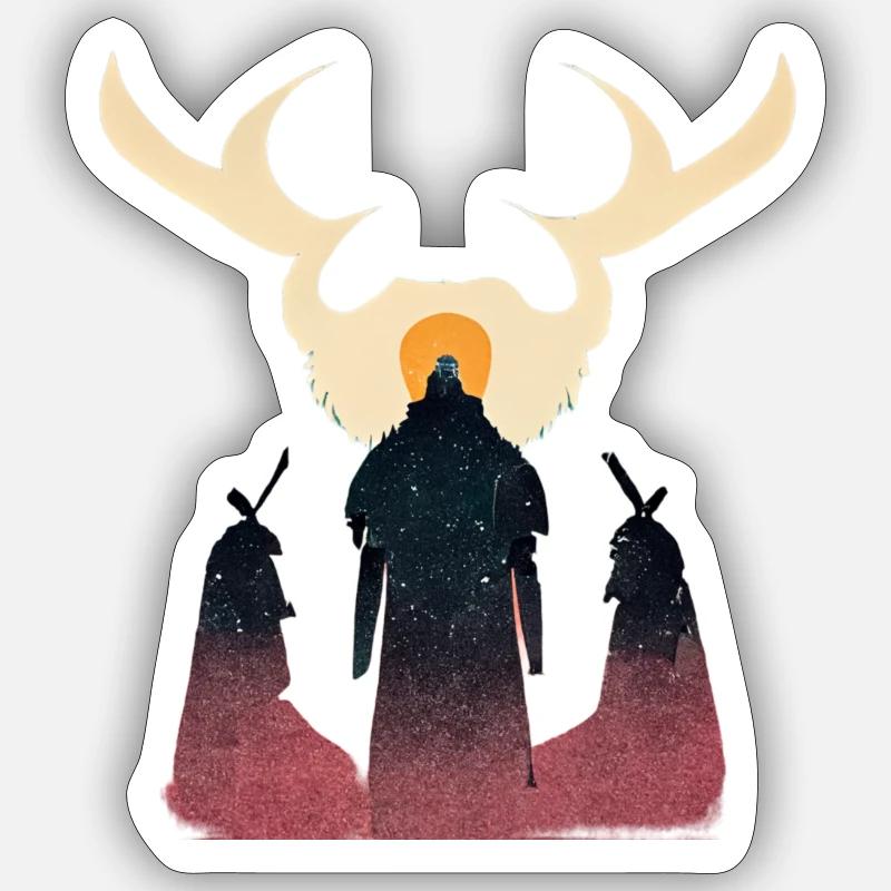 Valhalla Thron Sticker Größe S (10 x 10 cm)