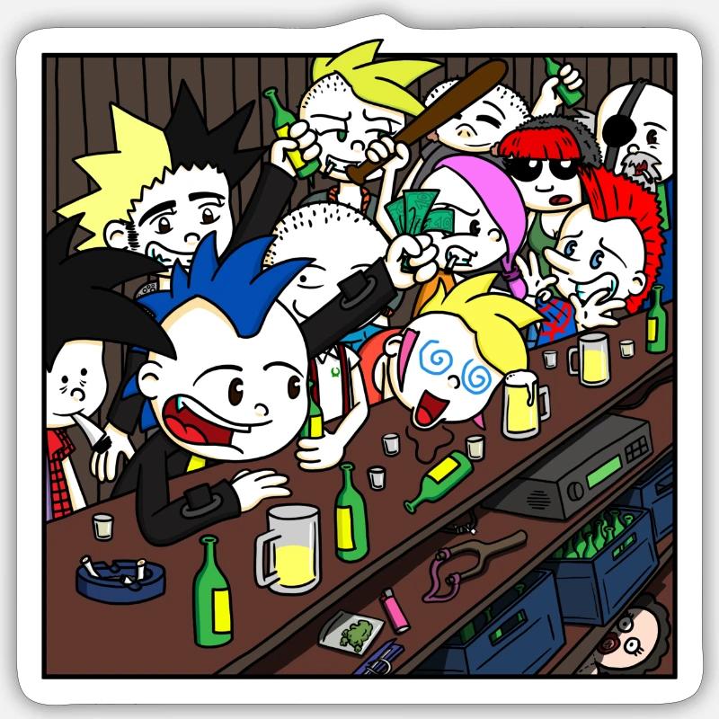 Sticker taille S (10 x 10 cm) - 