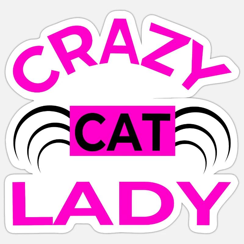 Cat - Sticker size S (10 x 10 cm) - white matte