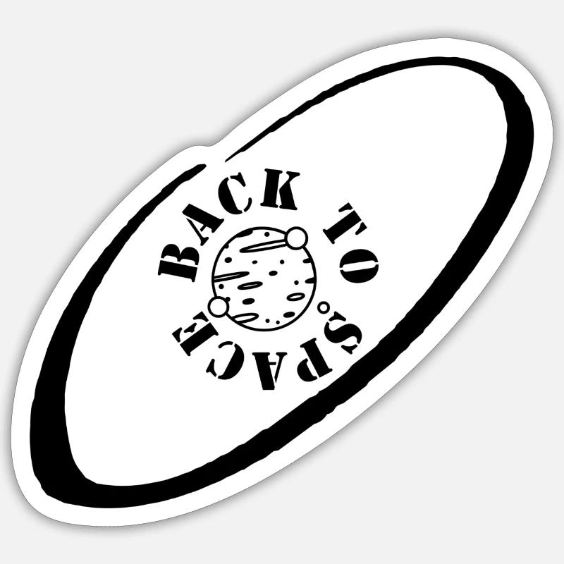 Espace - Sticker taille S (10 x 10 cm) - blanc mat