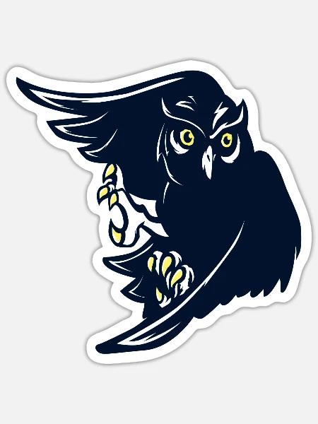 vogel - Sticker Größe S (10 x 10 cm) - Mattweiß