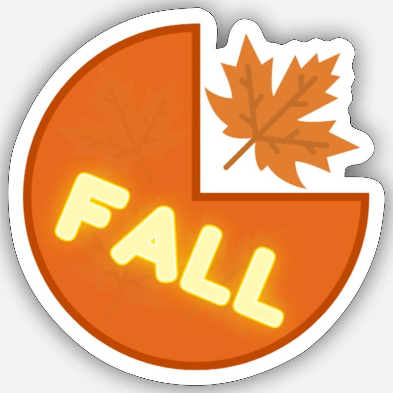 Fallen Sticker Größe S (10 x 10 cm)