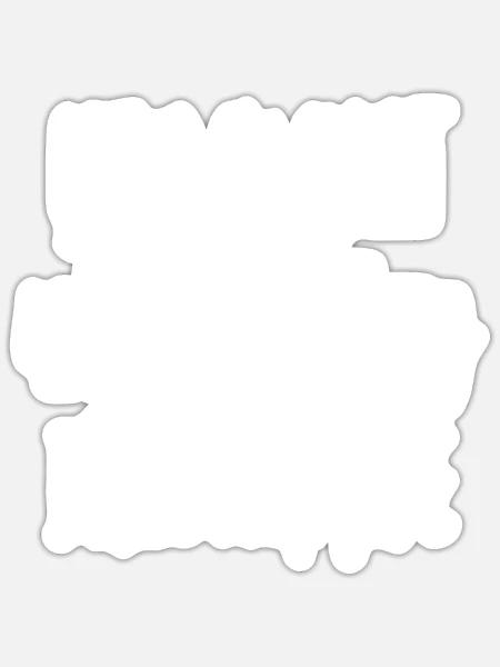 Ein Erwachsener sein - Sticker Größe S (10 x 10 cm) - Mattweiß
